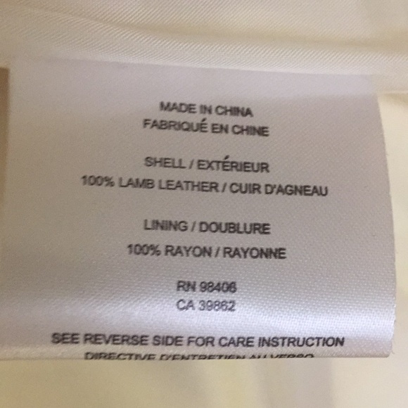 Theory white genuine leather jacket - Picture 4 of 4